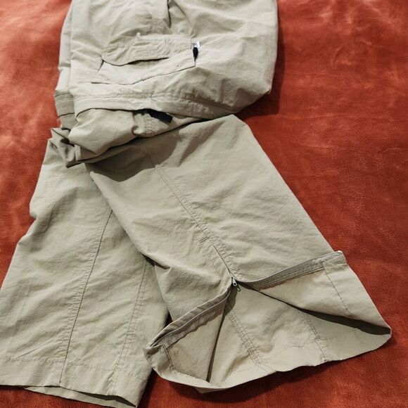 Magellan Convertible Pants Men 2XL Khaki Color Cargo Fishing Water Repellent - Picture 6 of 10